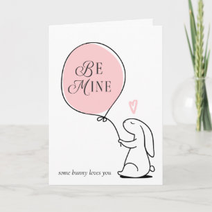 Romantisches Some Bunny Liebt Dich Valentinstag Feiertagskarte