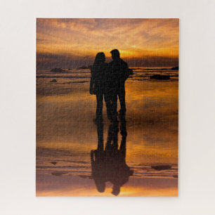 Romantisches Strandpuzzle Puzzle