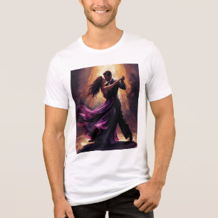 ✨Romantisches Tango-Paar Elegantes Tanzdesign ✨ Tri-Blend Shirt