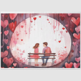 Romantisches Tissue Paper Seidenpapier