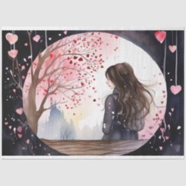 Romantisches Tissue Paper Seidenpapier