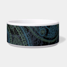 Romantisches Türkis-, Blaues u. Grünespaisley