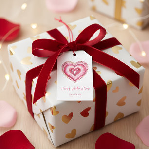Romantisches Valentinstag-Herz-Geschenk-Tag – Süße Geschenkanhänger