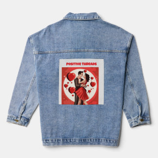 Romantisches-Valentinstag-Paar-T-Shirt | Liebe Her Jeansjacke