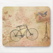 Romantisches Vintage-Paris im Frühling Collage