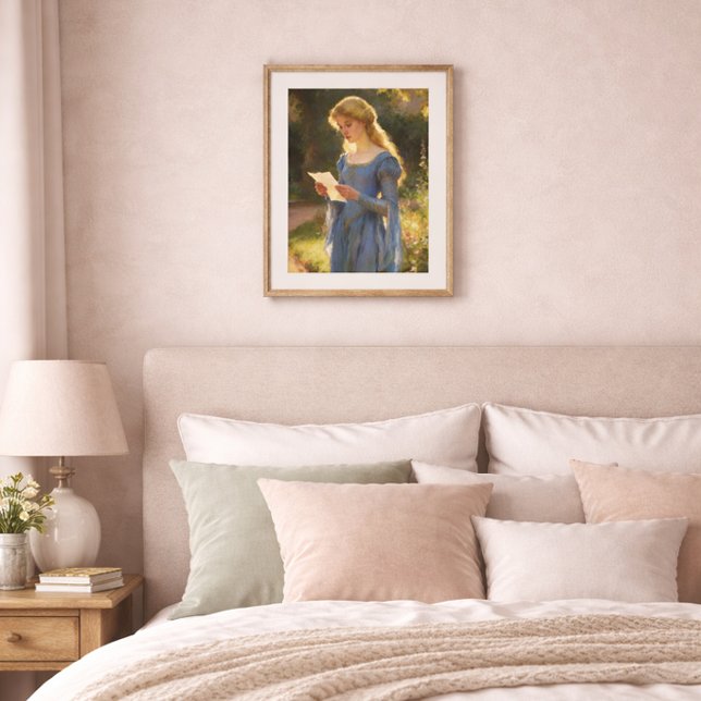Romantisches Vintage-Porträt Poster (Von Creator hochgeladen)