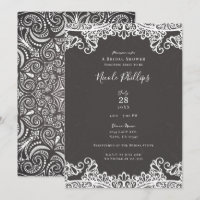 Romantisches Vintages Boho Lace Brown Brautparty