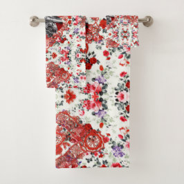 Romantisches Vintages HandtuchSet Badhandtuch Set