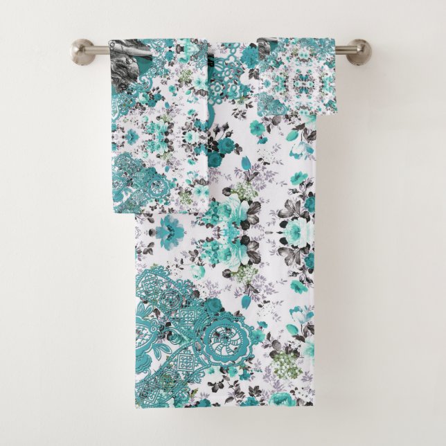 Romantisches Vintages HandtuchSet Badhandtuch Set (Insitu)