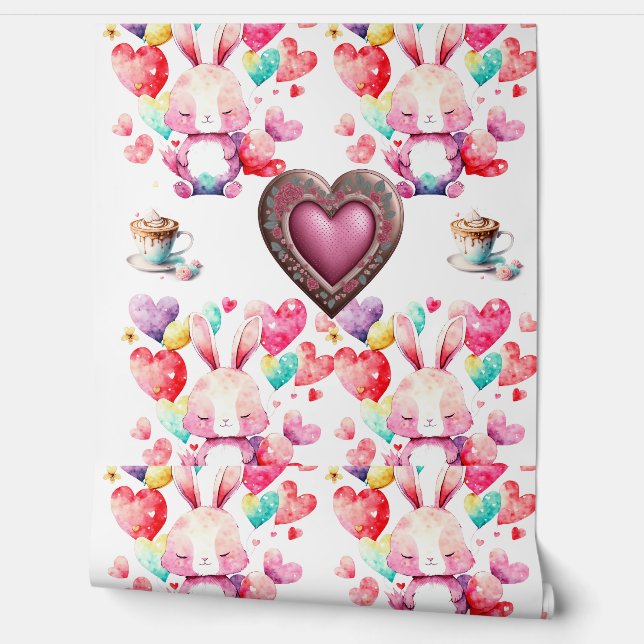 Romantisches Wallpaper zum Valentinstag - Liebe In Tapete (Abrollen)