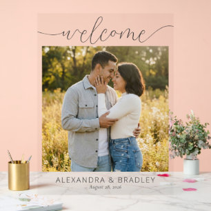 Romantisches Warmes Natürliches Foto Acrylschild