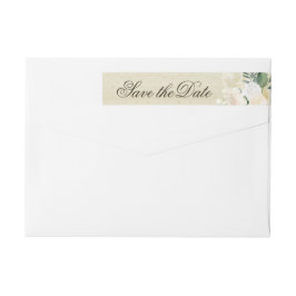Romantisches Woodland Wedding RSVP Wraparound Labe
