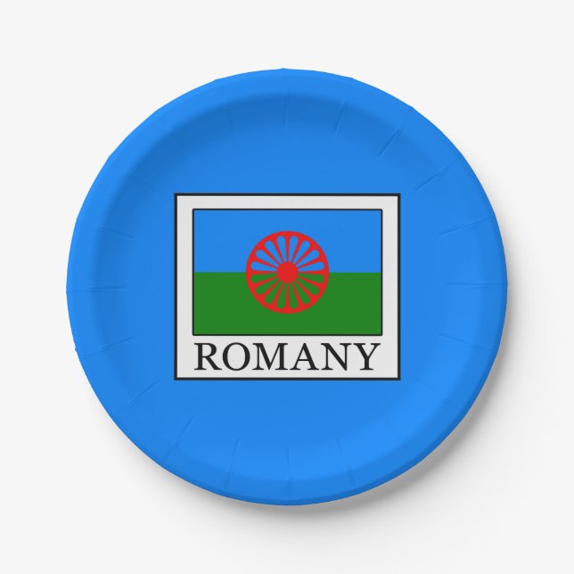 Romany Pappteller (Vorderseite)