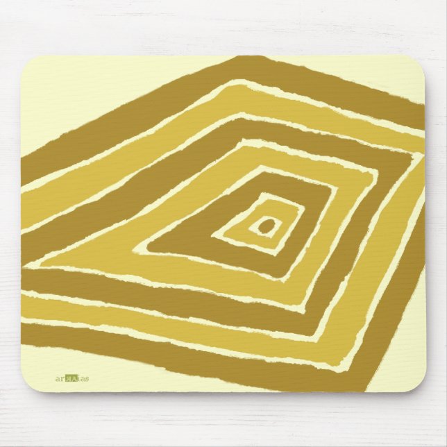 Romboidal Amarillo. Mousepad (Vorne)
