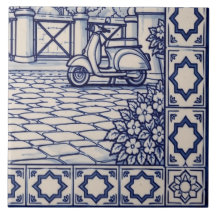 Rome Azulejo-Muralfliese 6 von 6 unten rechts