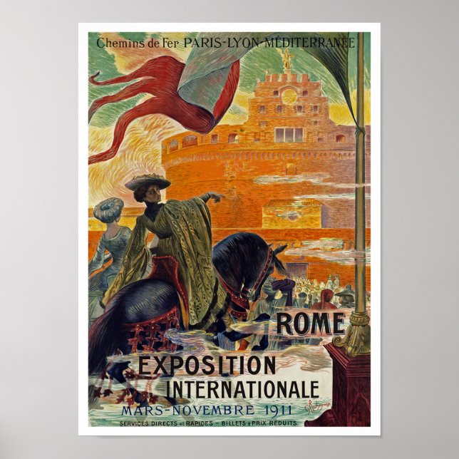 Rome ~ Exposition Internationale 1911 Poster (Vorne)