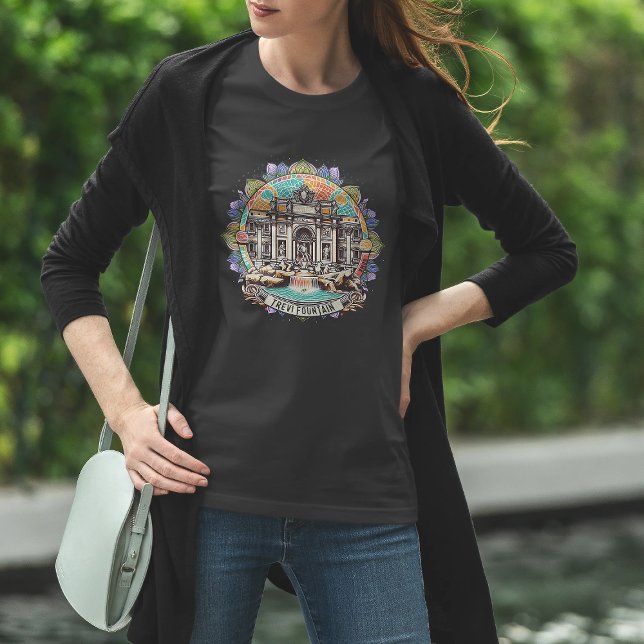 Rome Flüsternde Brunnendamen Basic T-Shirt (Von Creator hochgeladen)