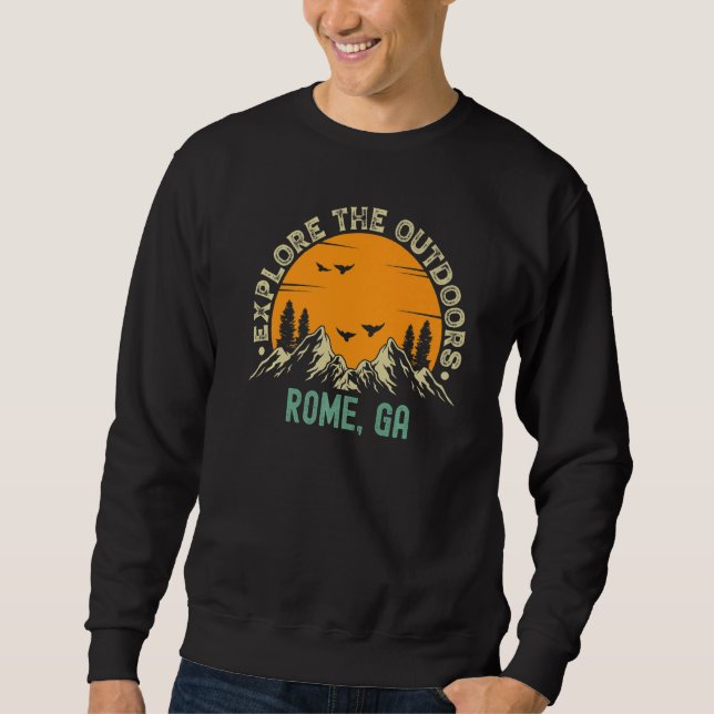 Rome, Georgia - Explore The Outdoors Premium Sweatshirt (Vorderseite)
