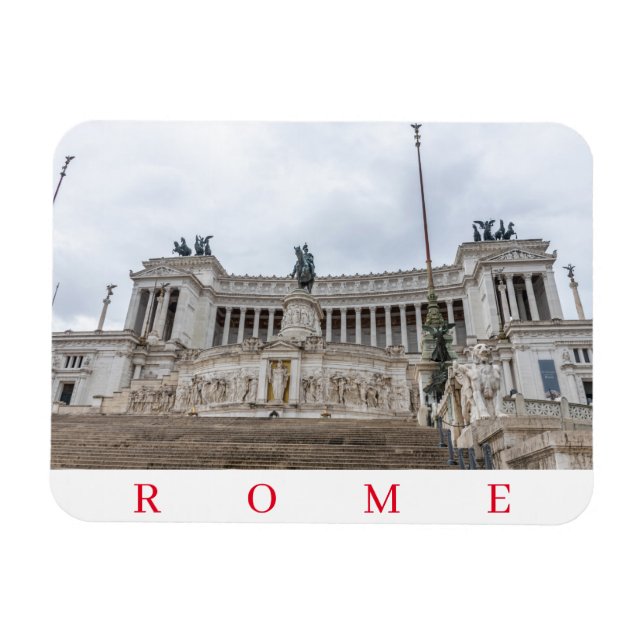 Rome Il Vittoriano Kühlschrankmagnet Magnet (Horizontal)