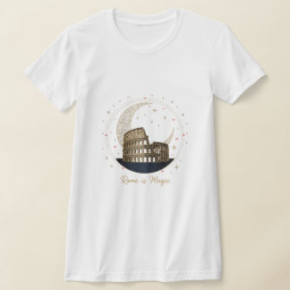 Rome is Magic T-Shirt - Elegant Colosseum