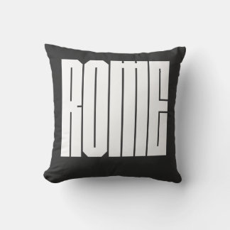 Rome Italian CIty Bold Block Typeface Kissen