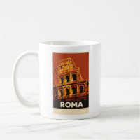 Rome Kolosseum Poster Vintage Reise Italien
