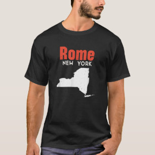Rome New York USA Staat America Travel New Yorker T-Shirt