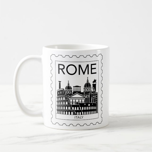 Rome Souvenir Italy Postage Briefmarke Kaffeetasse (Links)