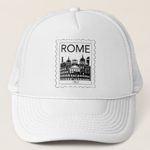 Rome Souvenir Italy Postage Briefmarke Truckerkappe