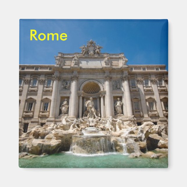 Rome Trevi Fountain Magnet (Vorne)