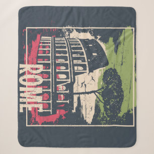 Rome Typografie: Eiffel Tower Poster. Sherpadecke