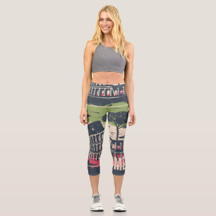 Rome Typografie: Eiffelturm Poster. Capri Leggings