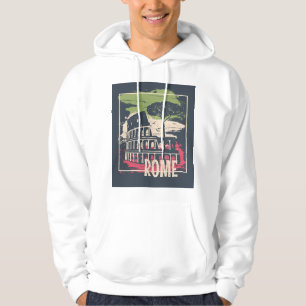 Rome Typografie: Eiffelturm Poster. Hoodie