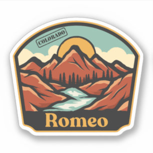 Romeo, Colorado Sticker