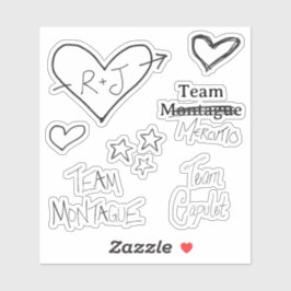 Romeo + Julia Aufkleber