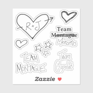 Romeo + Julia Aufkleber