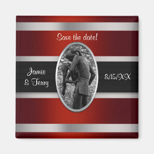 Romeo & Julia, Central Park NYC Save the Date Magnet