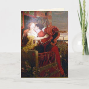 Romeo & Juliet Romantic Valentine Card Feiertagskarte