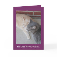 Romeo & Ruß The Cats I'm Glad We're Friends..Card
