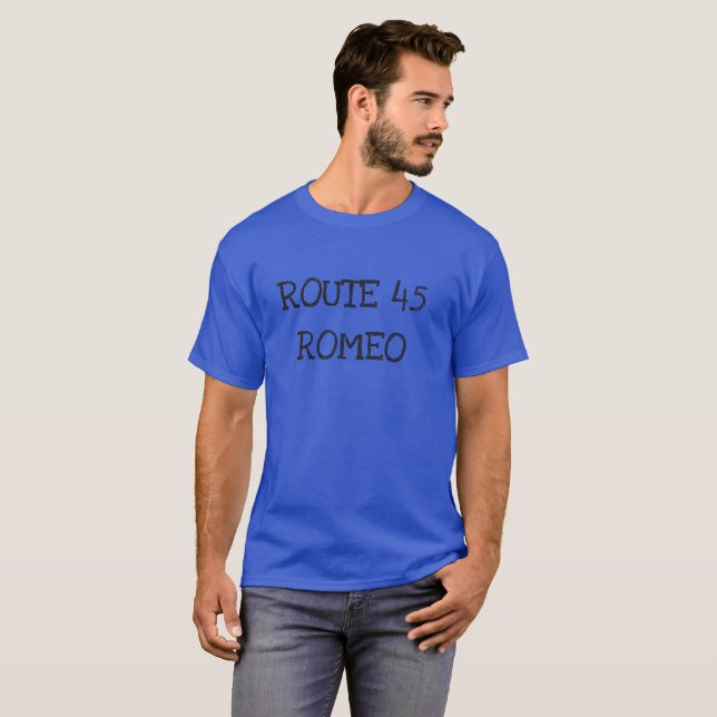 Romeo-T-Shirt des Weg-45 T-Shirt (Vorne ganz)
