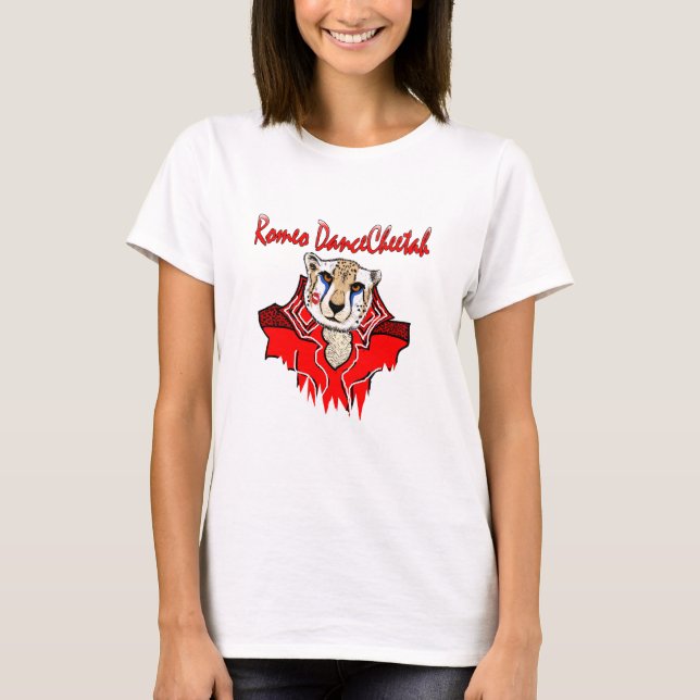 Romeo-Tanz-Gepard T-Shirt (Vorderseite)