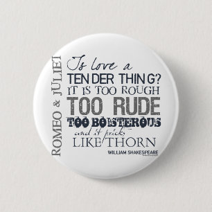 Romeo- u. Juliet-Liebe-Zitat Button