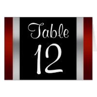 Romeo u. Juliet, Tischnummer-Karte Central Park