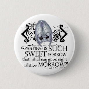 Romeo- u. Julietzitat Button