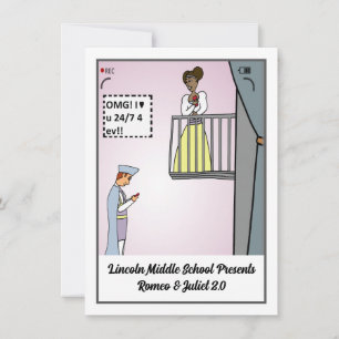 Romeo und Julia 2.0 Flat Holiday Card Feiertagskarte