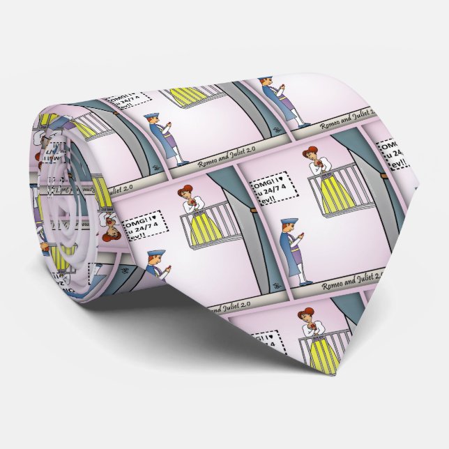 Romeo und Julia 2.0 Neck Tie Krawatte (Gerollt)