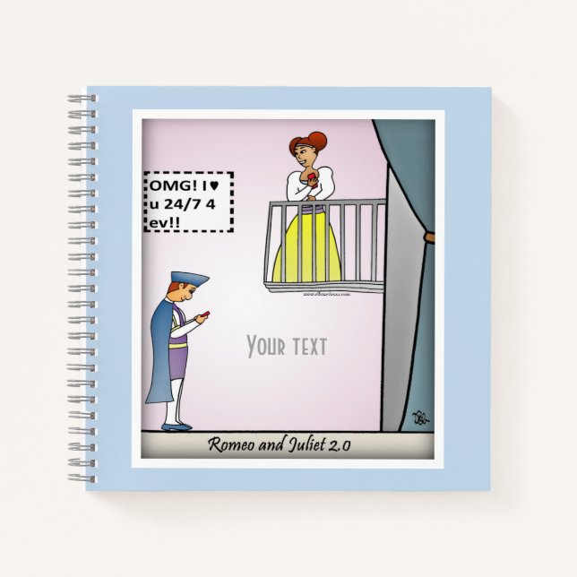 Romeo und Julia 2,0 Notizbuch (Vorderseite)