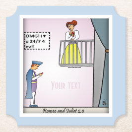 Romeo und Julia 2.0 Paper Untersetzer