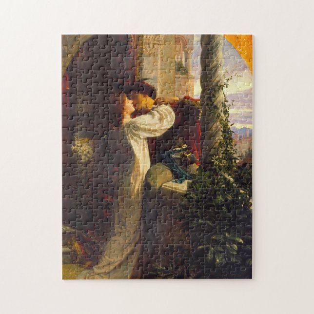 Romeo und Julia c. 1884 von Sir Frank Dicksee Puzzle (Vertikal)