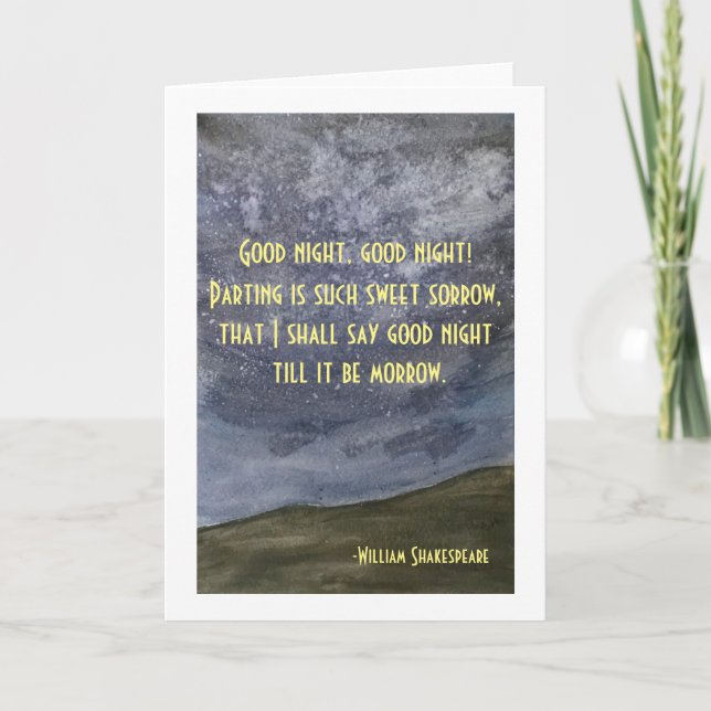 Romeo und Julia Karte (Vorderseite)